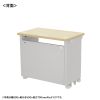 ED-SK8550LM72 eデスク(薄い木目)W850×D500×H720【受注生産品】 ED-SK8550LM72 / eデスク(薄い木目)W850×D500×H720【受注生産品】