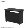 ED-SK9550BK eデスク(ブラック)W950×D500×H700【受注生産品】 ED-SK9550BK / eデスク(ブラック)W950×D500×H700【受注生産品】
