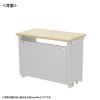 ED-SK9550LM eデスク(薄い木目)W950×D500×H700【受注生産品】 ED-SK9550LM / eデスク(薄い木目)W950×D500×H700【受注生産品】