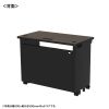 ED-SK9550M eデスク(濃い木目)W950×D500×H700【受注生産品】 ED-SK9550M / eデスク(濃い木目)W950×D500×H700【受注生産品】