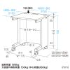 ED-SK9570BKLM / eデスク（薄い木目＋ブラック）W950×D700×H700【受注生産品】