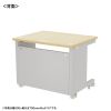 ED-SK9060LM eデスク(薄い木目)W900×D600×H700【受注生産品】 ED-SK9060LM / eデスク(薄い木目)W900×D600×H700【受注生産品】
