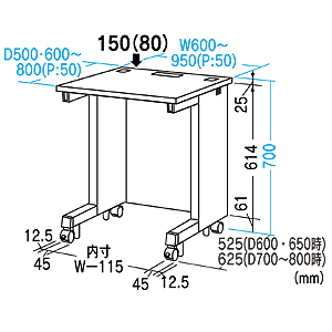 ED-W8070 / eデスク（Wタイプ）