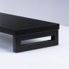 EMR-LCK10025BK / eモニタ台（角脚・黒天板）W1000×D250【受注生産品】