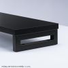 EMR-LCK10030BK / eモニタ台（角脚・黒天板）W1000×D300【受注生産品】