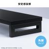 EMR-LCK12030BK / eモニタ台（角脚・黒天板）W1200×D300【受注生産品】