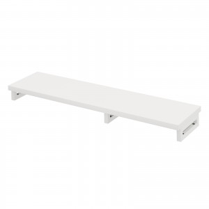 EMR-LCK12030W / eモニタ台（角脚・白天板）W1200×D300【受注生産品】