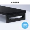 EMR-LCK13025BK / eモニタ台（角脚・黒天板）W1300×D250【受注生産品】