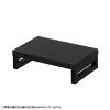EMR-LCK4525BK eモニタ台(角脚・黒天板)W450×D250【受注生産品】 EMR-LCK4525BK / eモニタ台(角脚・黒天板)W450×D250【受注生産品】