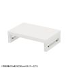 EMR-LCK4525W eモニタ台(角脚・白天板)W450×D250【受注生産品】 EMR-LCK4525W / eモニタ台(角脚・白天板)W450×D250【受注生産品】