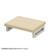 EMR-LCK4530LM eモニタ台(角脚・薄い木目天板)W450×D300【受注生産品】 EMR-LCK4530LM / eモニタ台(角脚・薄い木目天板)W450×D300【受注生産品】
