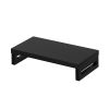 EMR-LCK5025BK eモニタ台(角脚・黒天板)W500×D250【受注生産品】 EMR-LCK5025BK / eモニタ台(角脚・黒天板)W500×D250【受注生産品】