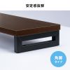 EMR-LCK5025M / eモニタ台（角脚・濃い木目天板）W500×D250【受注生産品】