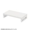 EMR-LCK5525W / eモニタ台（角脚・白天板）W550×D250【受注生産品】