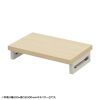 EMR-LCK5530LM eモニタ台(角脚・薄い木目天板)W550×D300【受注生産品】 EMR-LCK5530LM / eモニタ台(角脚・薄い木目天板)W550×D300【受注生産品】