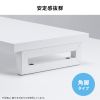 EMR-LCK6025W eモニタ台(角脚・白天板)W600×D250【受注生産品】 EMR-LCK6025W / eモニタ台(角脚・白天板)W600×D250【受注生産品】