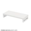 EMR-LCK6525W eモニタ台(角脚・白天板)W650×D250【受注生産品】 EMR-LCK6525W / eモニタ台(角脚・白天板)W650×D250【受注生産品】