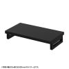 EMR-LCK6530BK eモニタ台(角脚・黒天板)W650×D300【受注生産品】 EMR-LCK6530BK / eモニタ台(角脚・黒天板)W650×D300【受注生産品】