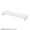 EMR-LCK9525W eモニタ台(角脚・白天板)W950×D250【受注生産品】 EMR-LCK9525W / eモニタ台(角脚・白天板)W950×D250【受注生産品】