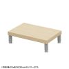 EMR-LCM4525LM eモニタ台(丸脚・薄い木目天板)W450×D250【受注生産品】 EMR-LCM4525LM / eモニタ台(丸脚・薄い木目天板)W450×D250【受注生産品】