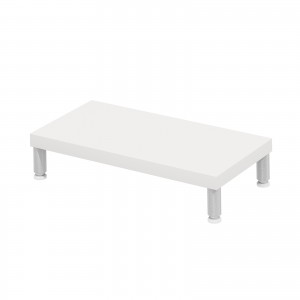 EMR-LCM5025W / eモニタ台（丸脚・白天板）W500×D250【受注生産品】