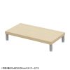 EMR-LCM6530LM eモニタ台(丸脚・薄い木目天板)W650×D300【受注生産品】 EMR-LCM6530LM / eモニタ台(丸脚・薄い木目天板)W650×D300【受注生産品】