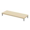 EMR-LCM9030LM eモニタ台(丸脚・薄い木目天板)W900×D300【受注生産品】 EMR-LCM9030LM / eモニタ台(丸脚・薄い木目天板)W900×D300【受注生産品】