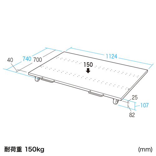 ER-120CPU / eラック　CPUスタンド（W1200mm×D700mm）