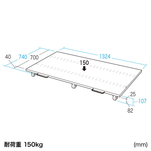 ER-140CPU / eラック　CPUスタンド（W1400×D700mm）