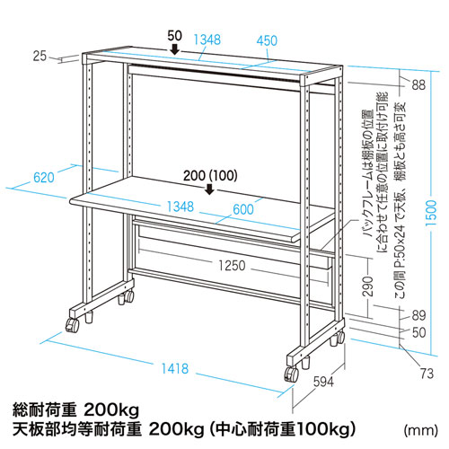 ER-140C / eラック　Cシリーズ（W1400×D600mm）