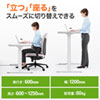 ERD-C12060W 電動昇降デスク(幅1200mm・ホワイト) ERD-C12060W / 電動昇降デスク(幅1200mm・ホワイト)
