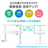 ERD-E15070W e電動昇降デスク(W1500mm) ERD-E15070W / e電動昇降デスク(W1500mm)
