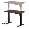 ERD-ER10060M / e電動昇降デスク（濃い木目）W1000×D600【受注生産品】
