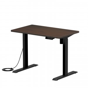 ERD-ER10060M / e電動昇降デスク(濃い木目)W1000×D600【受注生産品】