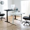 ERD-ER10060W / e電動昇降デスク（ホワイト）W1000×D600【受注生産品】