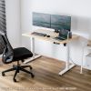 ERD-ER10560BKLM / e電動昇降デスク（薄い木目＋ブラック）W1050×D600【受注生産品】