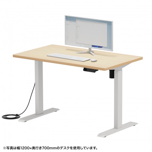 ERD-ER11560LM / e電動昇降デスク（薄い木目）W1150×D600【受注生産品】
