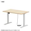 ERD-ER12060LM / e電動昇降デスク（薄い木目）W1200×D600【受注生産品】
