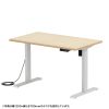 ERD-ER12570LM / e電動昇降デスク（薄い木目）W1250×D700【受注生産品】