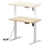 ERD-ER9060LM / e電動昇降デスク（薄い木目）W900×D600【受注生産品】