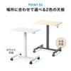 ERD-GAP1W パーソナルガス昇降デスク(天板サイズ幅620mm×奥行き430mm) ERD-GAP1W / パーソナルガス昇降デスク(天板サイズ幅620mm×奥行き430mm)