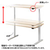 ERD-M10080LM 電動上下昇降デスク(W1000×D800mm・薄い木目) ERD-M10080LM / 電動上下昇降デスク(W1000×D800mm・薄い木目)