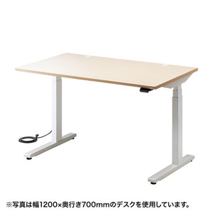 ERD-M14080LM / 電動上下昇降デスク(W1400×D800mm・薄い木目)