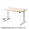ERD-M10080LM 電動上下昇降デスク(W1000×D800mm・薄い木目) ERD-M10080LM / 電動上下昇降デスク(W1000×D800mm・薄い木目)