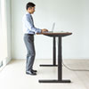 ERD-M10080M 電動上下昇降デスク(W1000×D800mm・濃い木目) ERD-M10080M / 電動上下昇降デスク(W1000×D800mm・濃い木目)