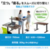 ERD-M10080M 電動上下昇降デスク(W1000×D800mm・濃い木目) ERD-M10080M / 電動上下昇降デスク(W1000×D800mm・濃い木目)
