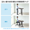 ERD-M10080M 電動上下昇降デスク(W1000×D800mm・濃い木目) ERD-M10080M / 電動上下昇降デスク(W1000×D800mm・濃い木目)