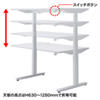 ERD-M12070 電動上下昇降デスク(W1200×D700mm) ERD-M12070 / 電動上下昇降デスク(W1200×D700mm)