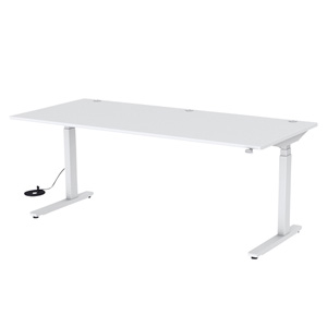 ERD-M18080【電動上下昇降デスク（W1800×D800mm）】座りすぎ作業を軽減 