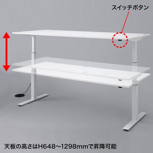 ERD-MTG21090 / 電動昇降ミーティングデスク（W2100×D900mm）